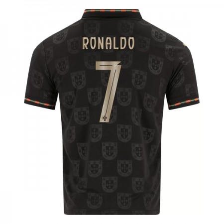 Portugal Black Panther Ronaldo 7 Special Edition Fotbollströjor 2025-26 Kortärmad
