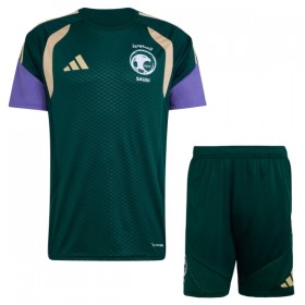 Saudiarabien Barn World Cup 2026 Tränings tröjor Grön Kortärmad