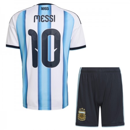 Argentina Messi 10 Fotbollströjor Barn Hemma tröja World Cup 2026 Kortärmad