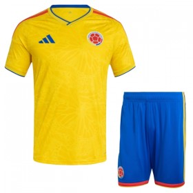 Colombia Fotbollströjor Barn Hemma tröja World Cup 2026 Kortärmad
