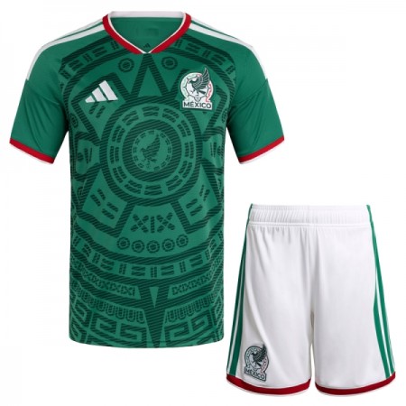 Mexiko Fotbollströjor Barn Hemma tröja World Cup 2026 Kortärmad