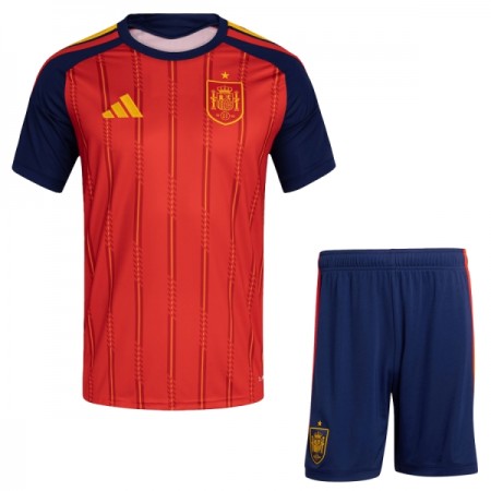 Spanien Fotbollströjor Barn Hemma tröja World Cup 2026 Kortärmad
