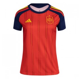 Spanien Fotbollströjor Dam Hemma tröja World Cup 2026 Kortärmad