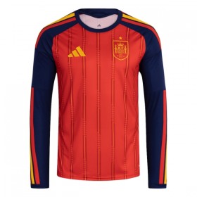 Spanien Fotbollströjor Hemma tröja World Cup 2026 Långärmad