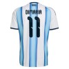Argentina Di Maria 11 Fotbollströjor Hemma tröja World Cup 2026 Kortärmad