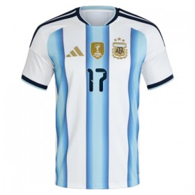 Argentina Garnacho 17 Fotbollströjor Barn Hemma tröja World Cup 2026 Kortärmad
