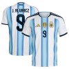 Argentina J. Alvarez 9 Fotbollströjor Hemma tröja World Cup 2026 Kortärmad