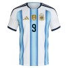 Argentina J. Alvarez 9 Fotbollströjor Hemma tröja World Cup 2026 Kortärmad