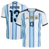 Argentina Romero 13 Fotbollströjor Hemma tröja World Cup 2026 Kortärmad