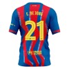FC Barcelona F. De Jong 21 Fotbollströjor Barn Fjärde tröja 2025-26 Kortärmad