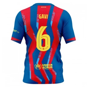 FC Barcelona Gavi 6 Fotbollströjor Fjärde tröja 2025-26 Kortärmad