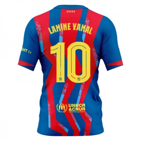 FC Barcelona Lamine Yamal 10 Fotbollströjor Fjärde tröja 2025-26 Kortärmad
