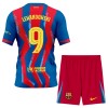 FC Barcelona Lewandowski 9 Fotbollströjor Barn Fjärde tröja 2025-26 Kortärmad
