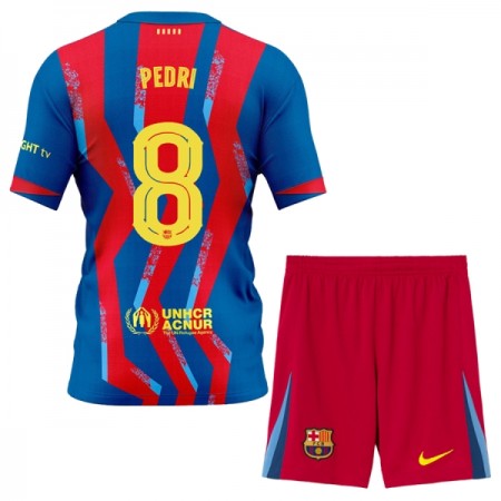 FC Barcelona Pedri 8 Fotbollströjor Barn Fjärde tröja 2025-26 Kortärmad