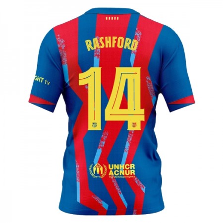 FC Barcelona Rashford 14 Fotbollströjor Fjärde tröja 2025-26 Kortärmad