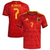 Belgien De Bruyne 7 Fotbollströjor Hemma tröja World Cup 2026 Kortärmad