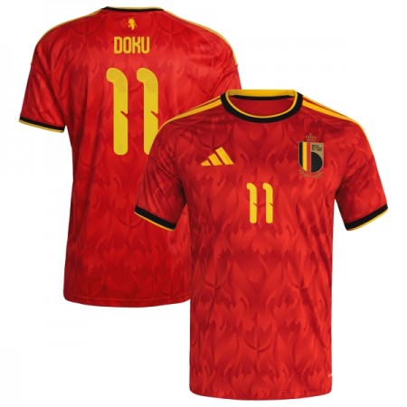 Belgien Doku 11 Fotbollströjor Hemma tröja World Cup 2026 Kortärmad