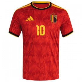 Belgien Lukaku 10 Fotbollströjor Hemma tröja World Cup 2026 Kortärmad