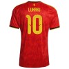 Belgien Lukaku 10 Fotbollströjor Hemma tröja World Cup 2026 Kortärmad