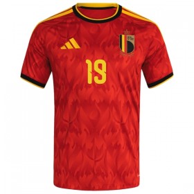 Belgien Openda 19 Fotbollströjor Hemma tröja World Cup 2026 Kortärmad