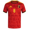 Belgien Tielemans 8 Fotbollströjor Hemma tröja World Cup 2026 Kortärmad