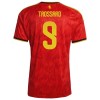 Belgien Trossard 9 Fotbollströjor Hemma tröja World Cup 2026 Kortärmad
