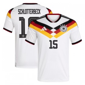 Tyskland N. Schlotterbeck 15 Fotbollströjor Hemma tröja World Cup 2026 Kortärmad