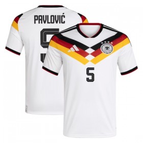 Tyskland Pavlovic 5 Fotbollströjor Hemma tröja World Cup 2026 Kortärmad