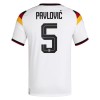 Tyskland Pavlovic 5 Fotbollströjor Hemma tröja World Cup 2026 Kortärmad