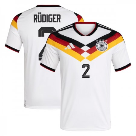 Tyskland Rudiger 2 Fotbollströjor Hemma tröja World Cup 2026 Kortärmad