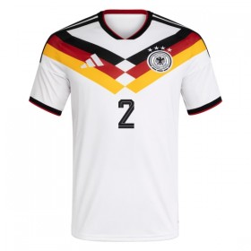 Tyskland Rudiger 2 Fotbollströjor Hemma tröja World Cup 2026 Kortärmad