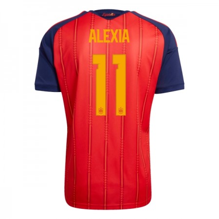 Spanien Alexia 11 Fotbollströjor Hemma tröja World Cup 2026 Kortärmad