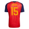Spanien Baena 15 Fotbollströjor Hemma tröja World Cup 2026 Kortärmad