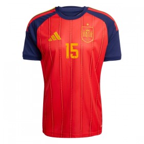 Spanien Baena 15 Fotbollströjor Hemma tröja World Cup 2026 Kortärmad
