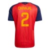 Spanien Carvajal 2 Fotbollströjor Hemma tröja World Cup 2026 Kortärmad