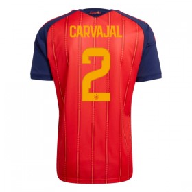 Spanien Carvajal 2 Fotbollströjor Hemma tröja World Cup 2026 Kortärmad
