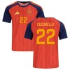 Spanien Cucurella 22 Fotbollströjor Hemma tröja World Cup 2026 Kortärmad