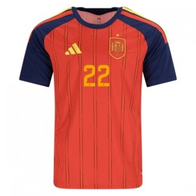 Spanien Cucurella 22 Fotbollströjor Hemma tröja World Cup 2026 Kortärmad
