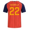 Spanien Cucurella 22 Fotbollströjor Hemma tröja World Cup 2026 Kortärmad