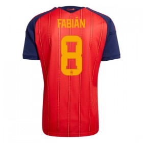 Spanien Fabian 8 Fotbollströjor Hemma tröja World Cup 2026 Kortärmad