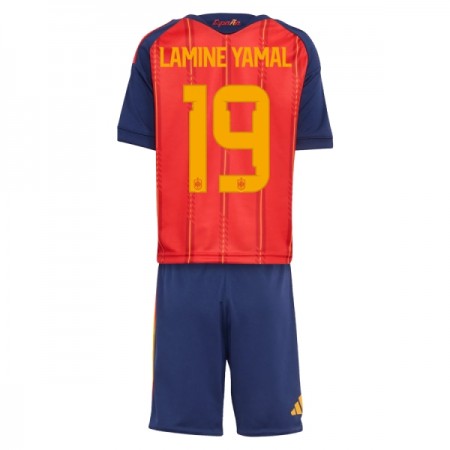 Spanien Lamine Yamal 19 Fotbollströjor Barn Hemma tröja World Cup 2026 Kortärmad