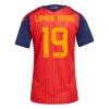 Spanien Lamine Yamal 19 Fotbollströjor Dam Hemma tröja World Cup 2026 Kortärmad