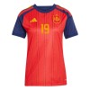 Spanien Lamine Yamal 19 Fotbollströjor Dam Hemma tröja World Cup 2026 Kortärmad