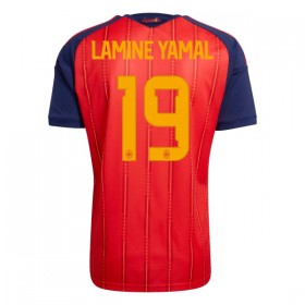 Spanien Lamine Yamal 19 Fotbollströjor Hemma tröja World Cup 2026 Kortärmad