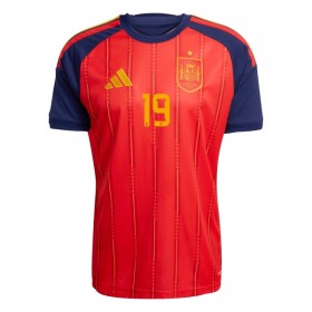 Spanien Lamine Yamal 19 Fotbollströjor Hemma tröja World Cup 2026 Kortärmad