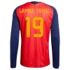 Spanien Lamine Yamal 19 Fotbollströjor Hemma tröja World Cup 2026 Långärmad