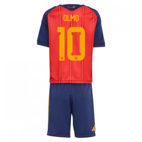 Spanien Olmo 10 Fotbollströjor Barn Hemma tröja World Cup 2026 Kortärmad