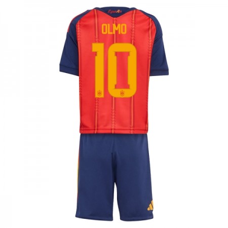 Spanien Olmo 10 Fotbollströjor Barn Hemma tröja World Cup 2026 Kortärmad