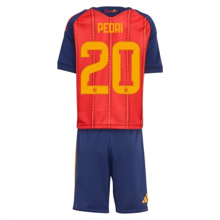 Spanien Pedri 20 Fotbollströjor Barn Hemma tröja World Cup 2026 Kortärmad