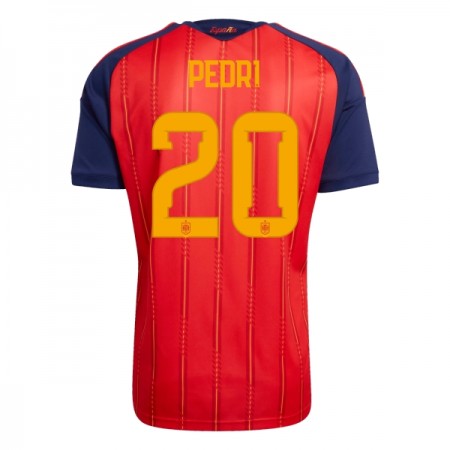 Spanien Pedri 20 Fotbollströjor Hemma tröja World Cup 2026 Kortärmad